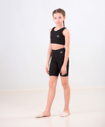 Children's sports shorts  KHEALTH BLACK