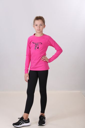 Children's blouse with long sleeves   KHEALTH BALLET PINK