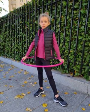 Kids' Full-Zip vest KHEALTH PINK