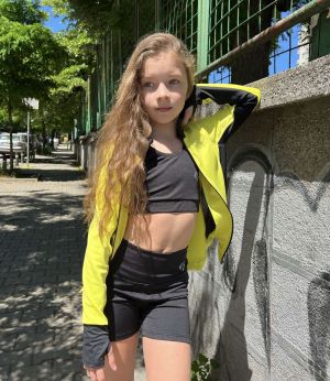 Kids' Full-Zip hoodie КHEALTH ILLUMINATION LIME AIR