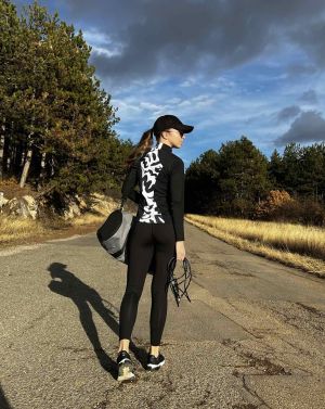 Women's Long Sleeve Shirt KHEALTH WINTER BLACK & WHITE