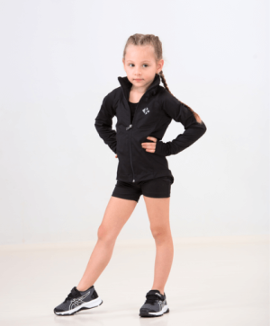 Kids' Full-Zip hoodie КHEALTH BLACK
