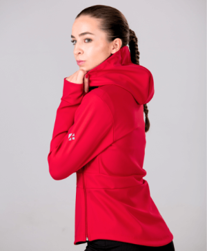 Women's Full-Zip Jacket KHEALTH RED