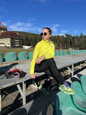 Womens' Full-Zip hoodie КHEALTH WATERPROOF LIME