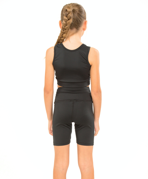 Girls' Biker Shorts KHEALTH BLACK